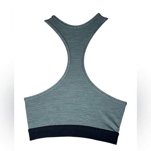 NIKE SWOOSH Women's Medium-Support 1-
Piece Longline Sports Bra grey black 2XX - Picture 4 of 9